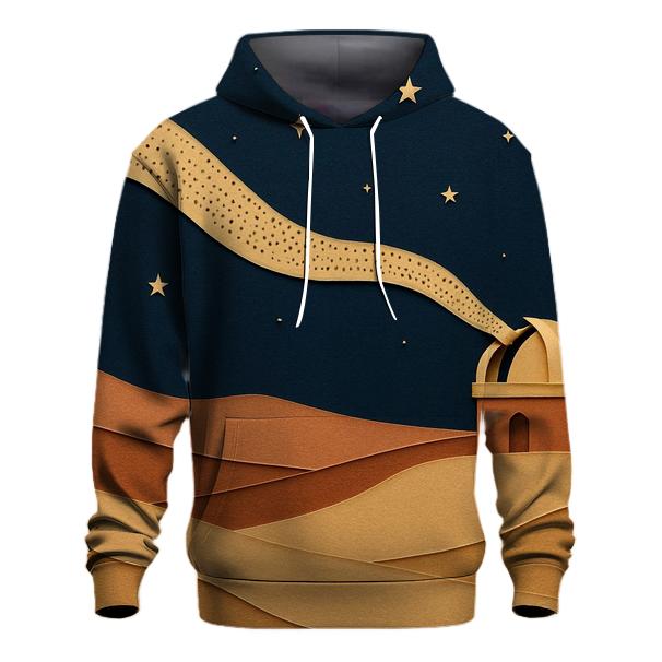 Desert Observatory Paper Cut Collage premium hoodies