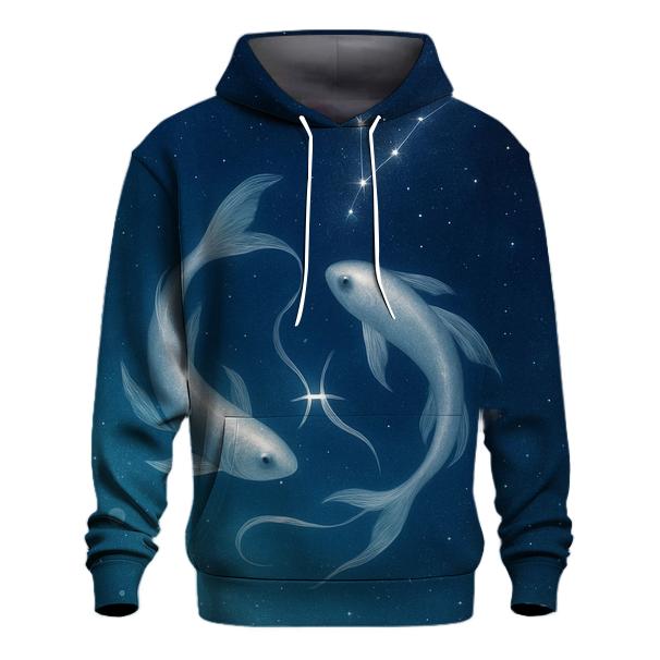Pisces Dream Current Twin Fish Constellation pullover hoodies