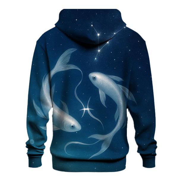 Pisces Dream Current Twin Fish Constellation pullover hoodies
