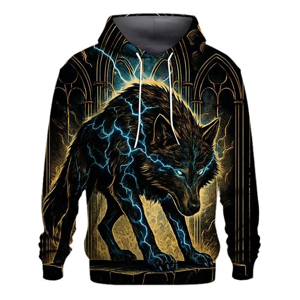 Cathedral Of The Stormwolf graphic hoodies