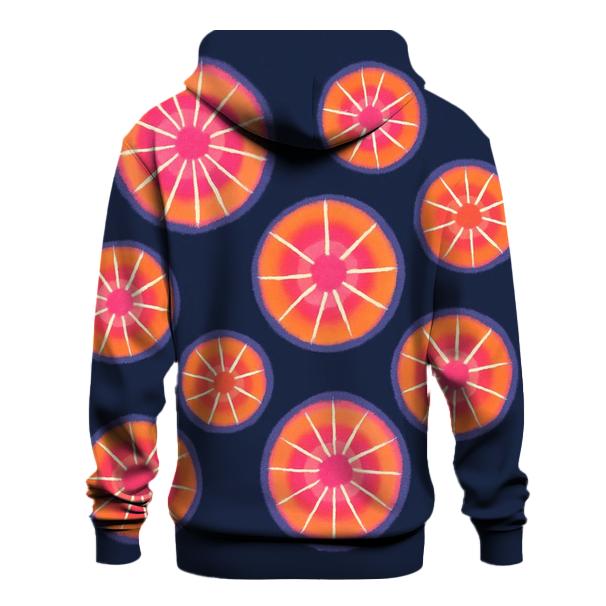 Kumo Star Cluster Rosettes zip-up hoodies