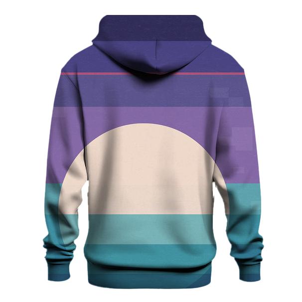 VHS Moonrise Gradient Stripes hoodie trends