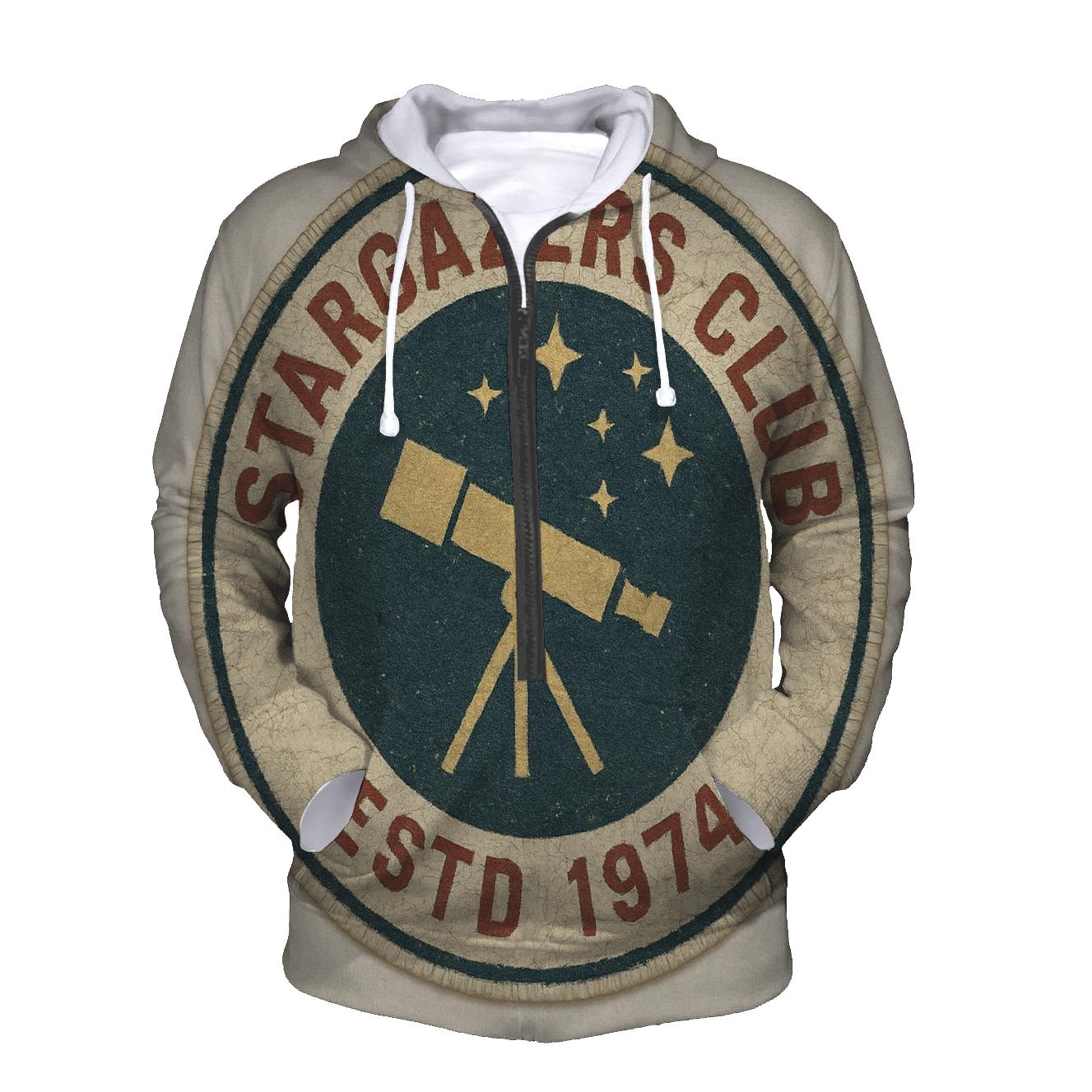 Stargazers Vintage Club Emblem pullover hoodies