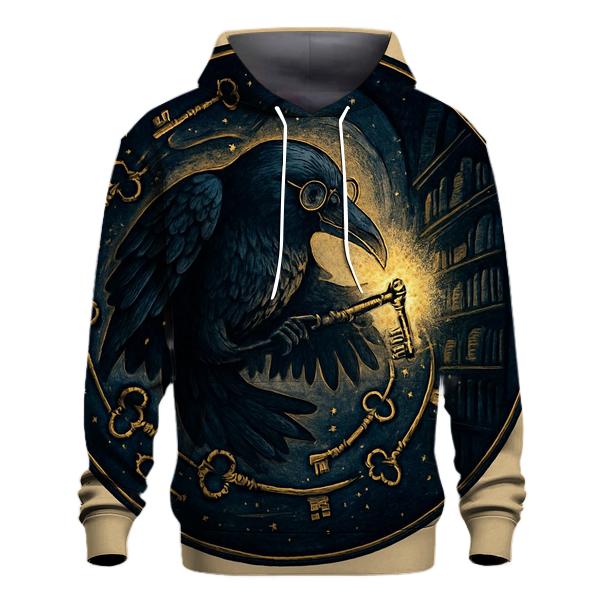 Library Of Floating Keys embroidered hoodies