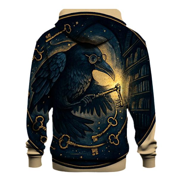 Library Of Floating Keys embroidered hoodies