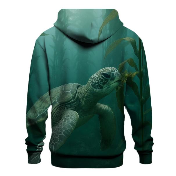 Kelp Forest Glide — Green Sea Turtle hoodie trends