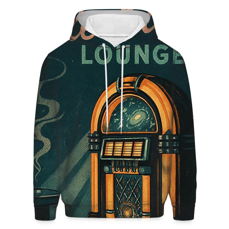 Celestial Jukebox Lounge Poster custom hoodies