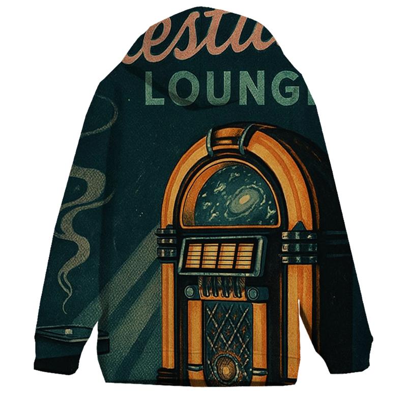 Celestial Jukebox Lounge Poster custom hoodies