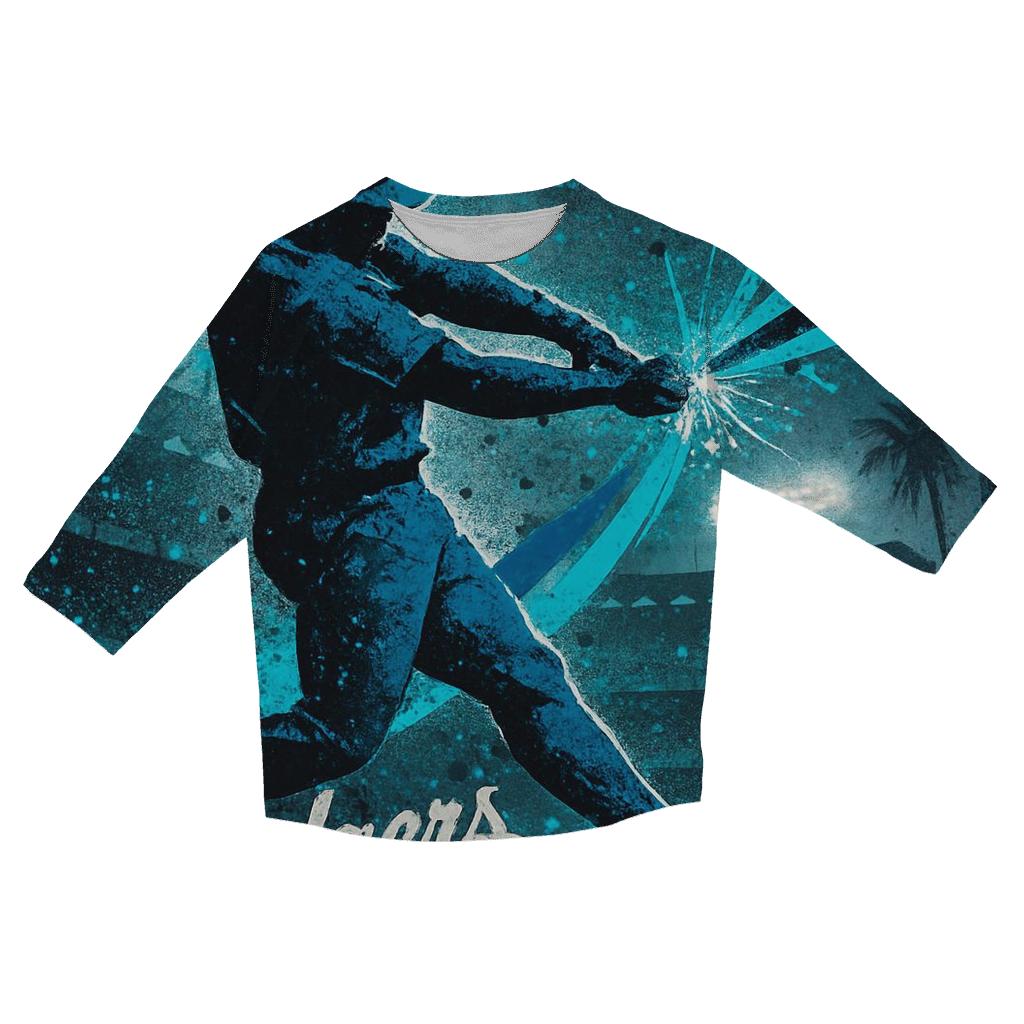 Graffiti Rally Under The Floodlights cotton quarter sleeve shirts