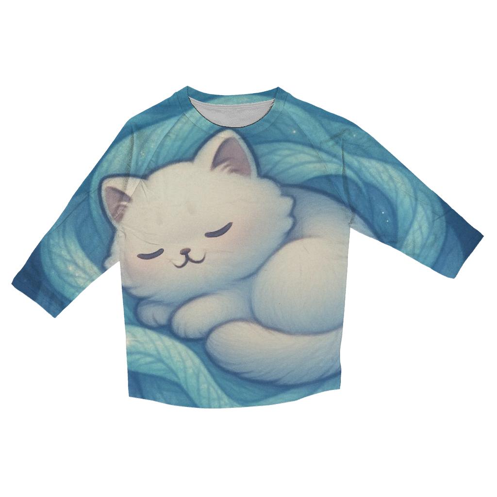 Aurora Blanket Nook Dreamer Cat stylish quarter sleeve tops