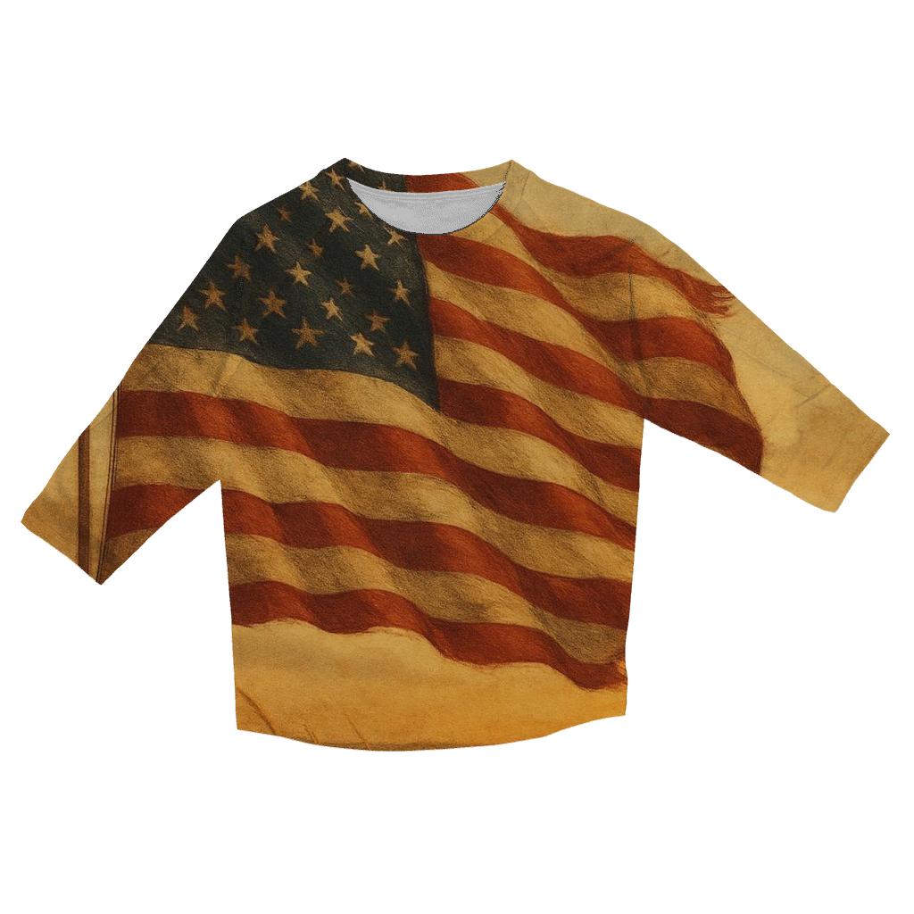 Prairie Wind Heritage Banner custom 3/4 sleeve shirts