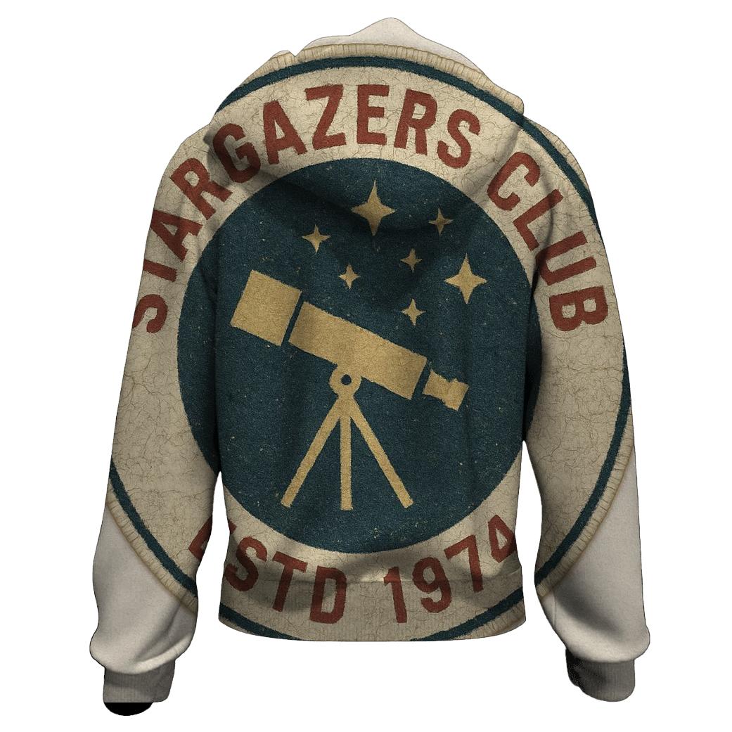 Stargazers Vintage Club Emblem hoodie styles