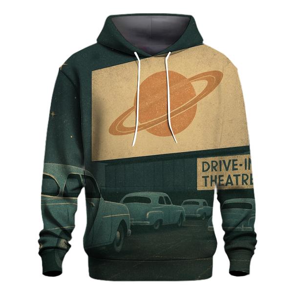 Retro Cosmic DriveIn Theater hoodie styles
