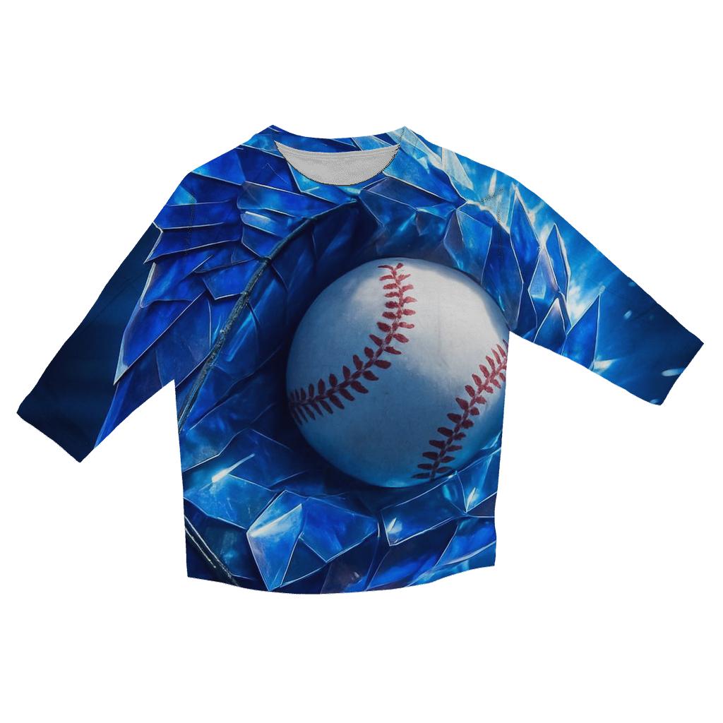 Blue Jays Crystal Glove Catch personalized 3/4 sleeve tees