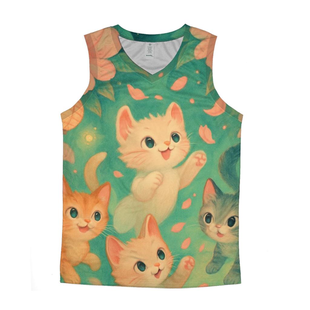 Lantern Garden Kittens In Bloom Mist trendy fitted tank tops