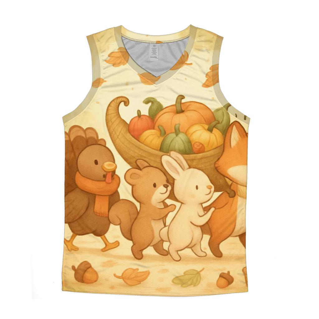 Woodland Friends Harvest Parade casual summer tank tops