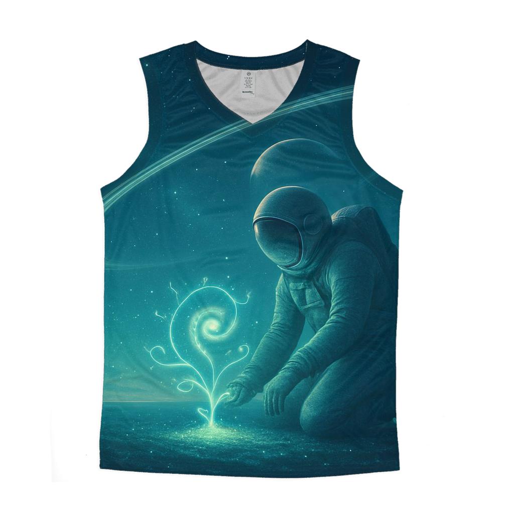 Garden On A Ringed Planet personalized athletic tanks