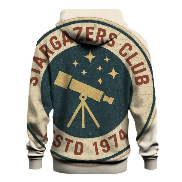 Stargazers Vintage Club Emblem printed hoodies