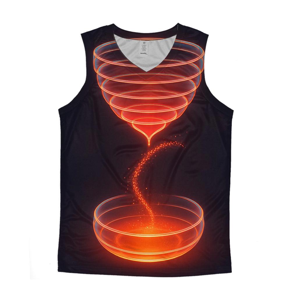 Prismatic Hourglass Halo personalized athletic tanks