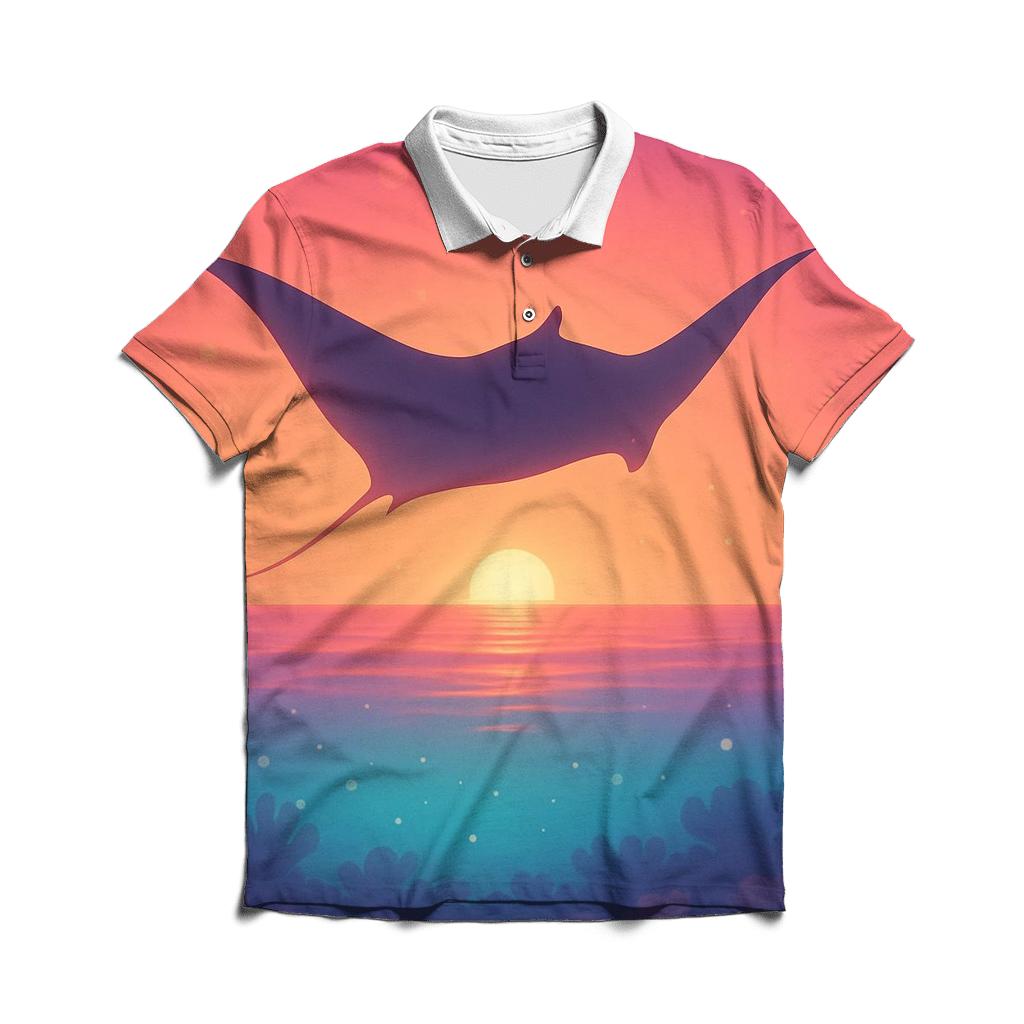 Halo Reef Sundown designer slim fit polos