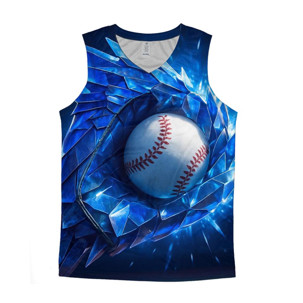 Blue Jays Crystal Glove Catch trendy fitted tank tops