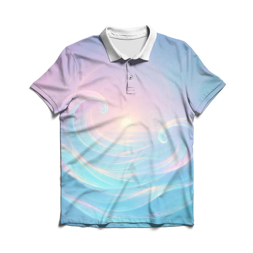 Aurora Tidal Reverie branded logo polo shirts