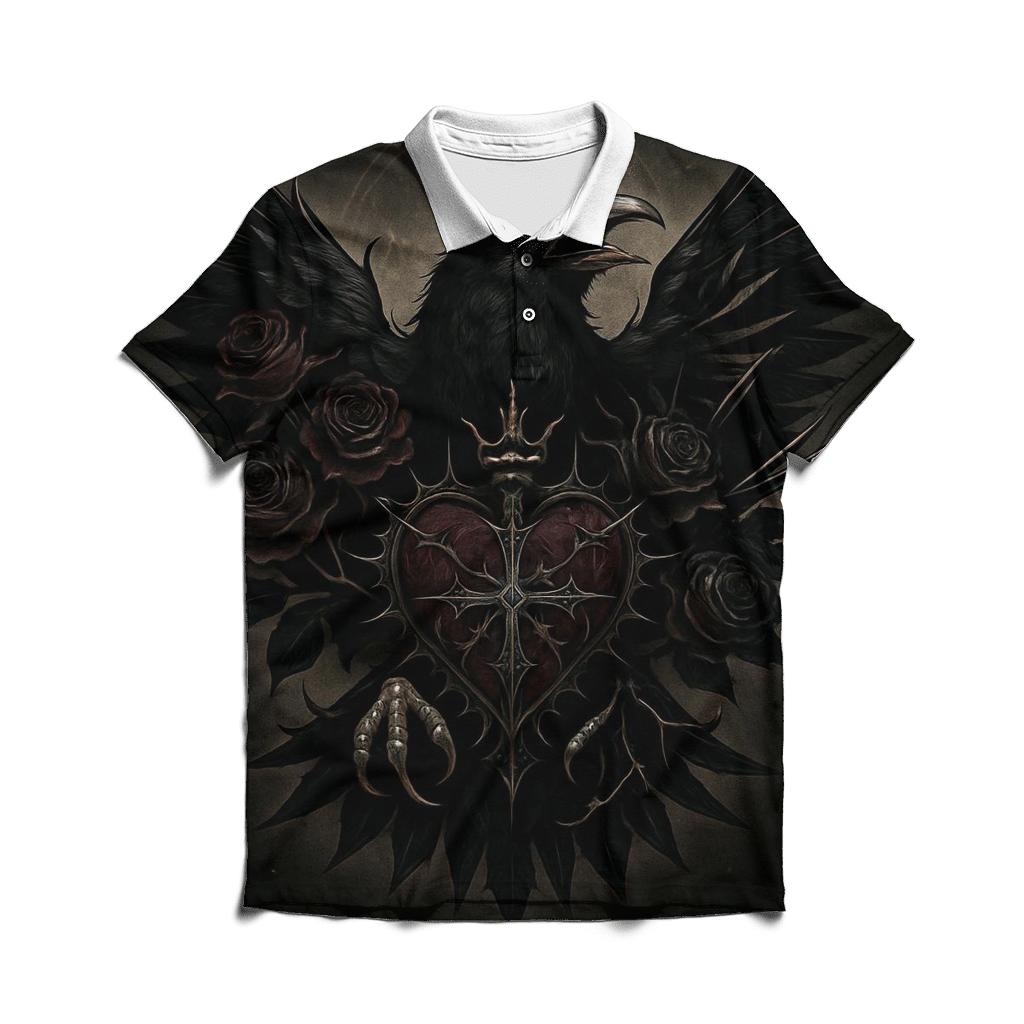 Raven Of The Iron Thorn Reliquary casual sports polo shirts