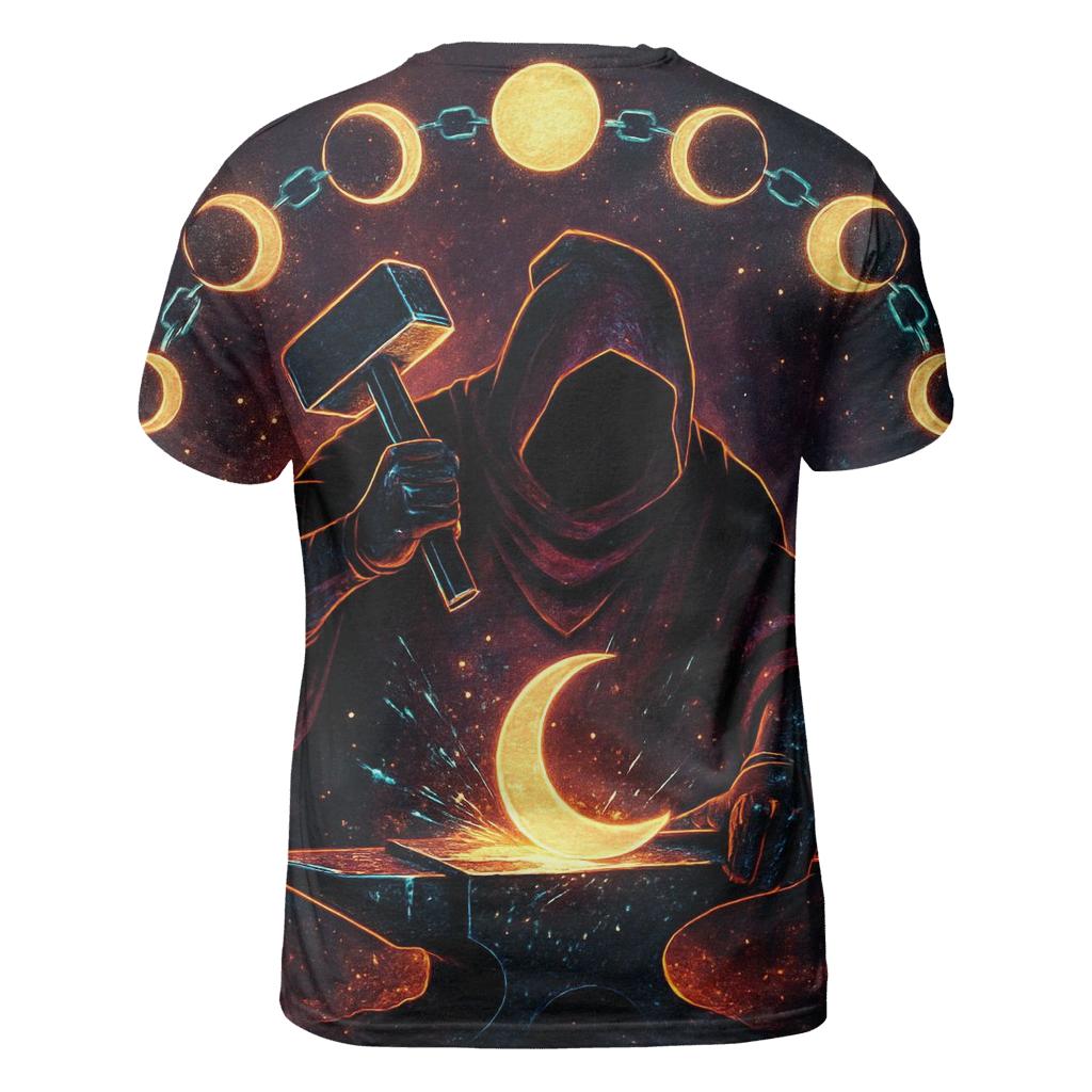 Clockwork Moon Phase Forge personalized full print shirts