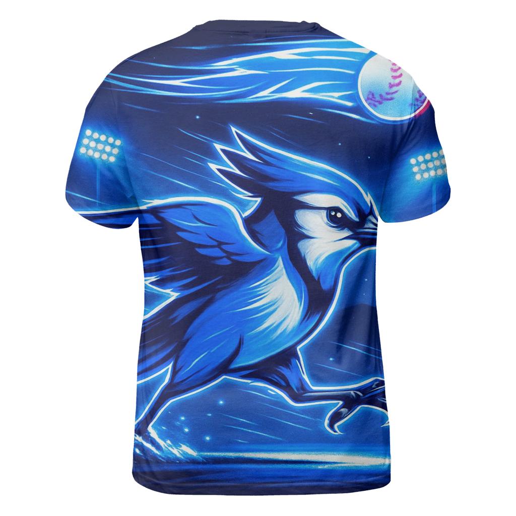 Skyburst Sprint, Blue Jays Edition creative print fashion shirts