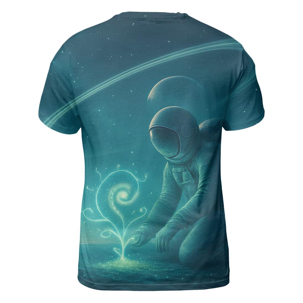 Garden On A Ringed Planet artistic all-over print tops