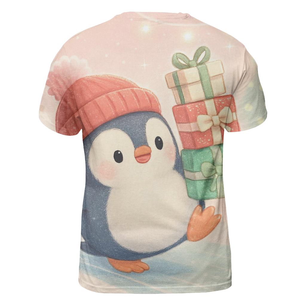 Penguin Gift Stack Slip And Save vibrant all-over design tees