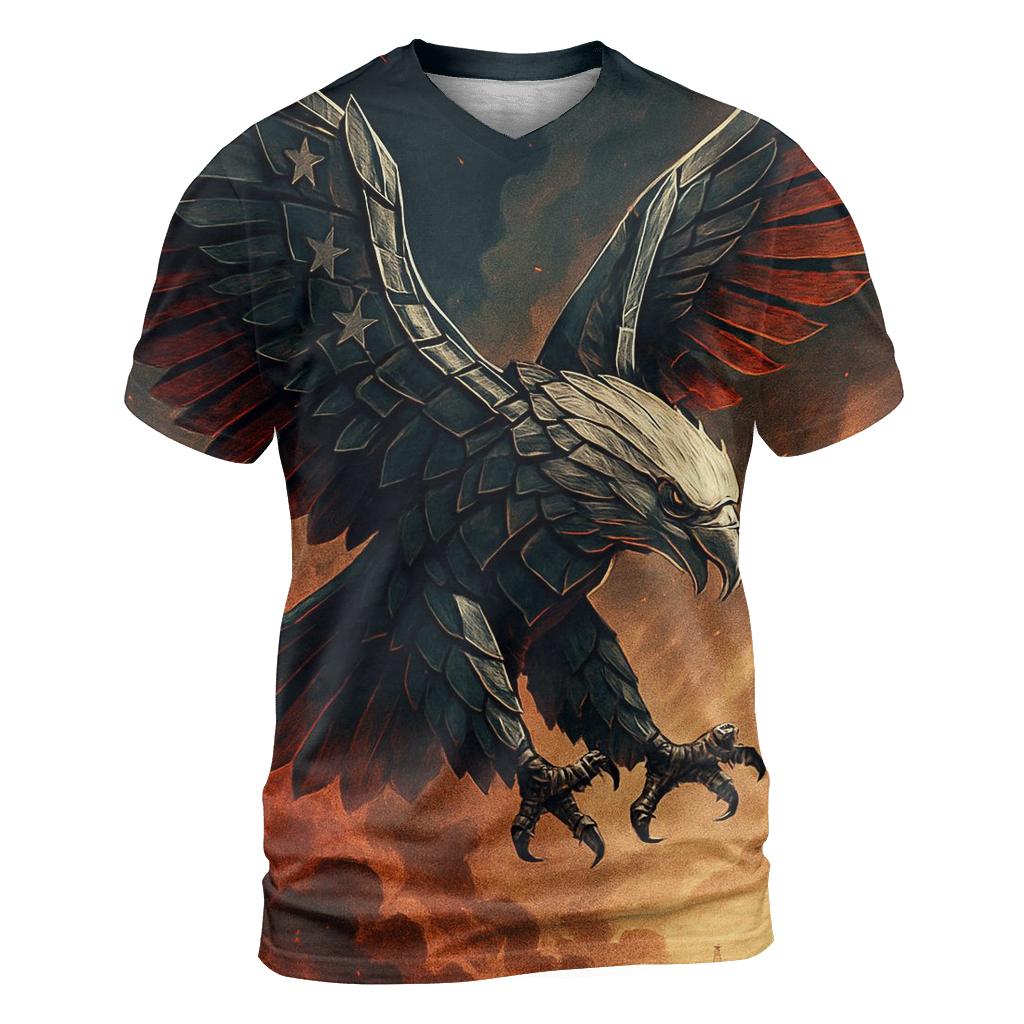 Eagle Of Chrome And Smoke Above The Battle Horizon custom all-over print shirts