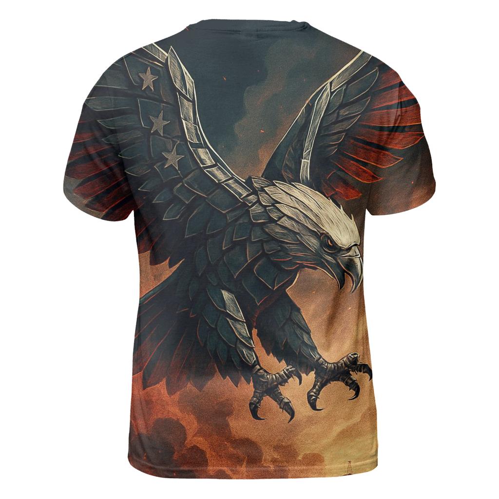 Eagle Of Chrome And Smoke Above The Battle Horizon custom all-over print shirts