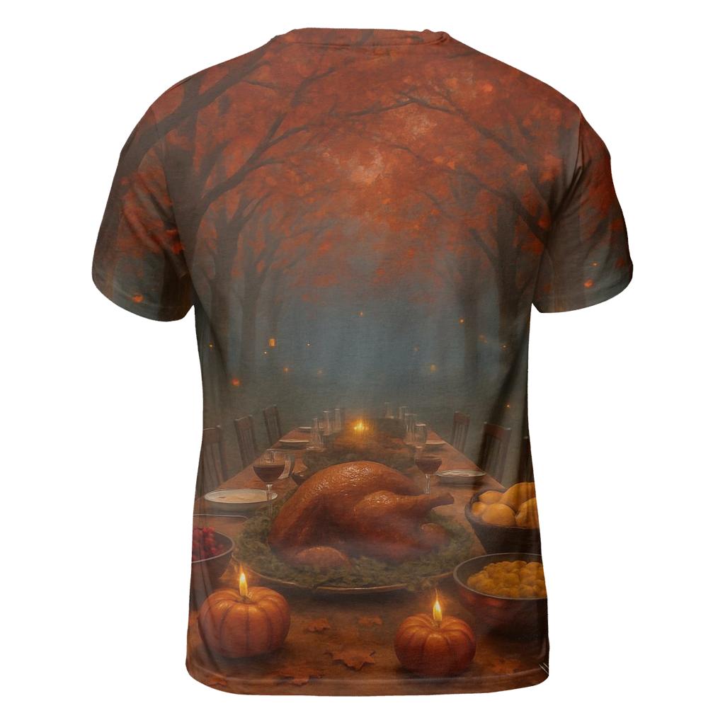 Starlit Table Under Autumn Canopy personalized full print shirts