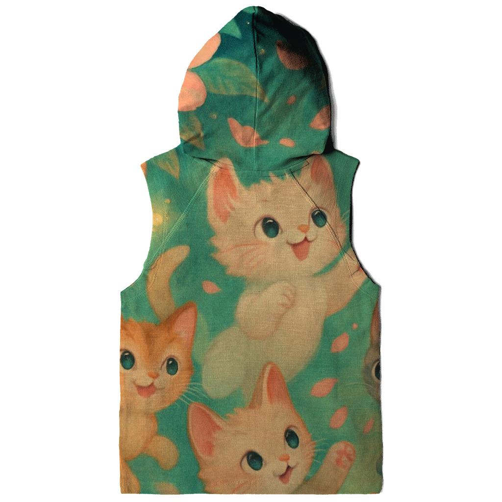 Lantern Garden Kittens In Bloom Mist hoodie designs