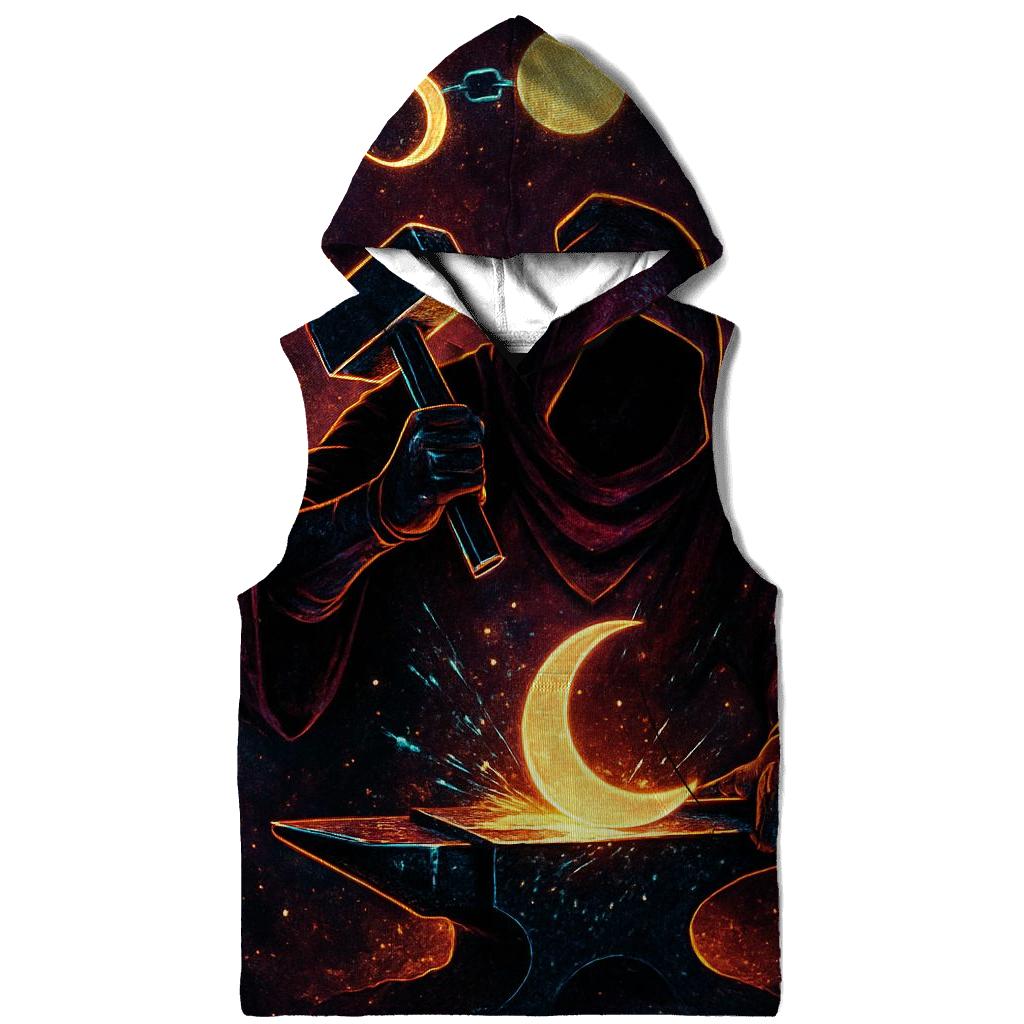 Clockwork Moon Phase Forge designer hoodies