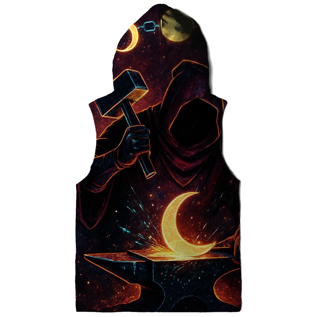 Clockwork Moon Phase Forge designer hoodies