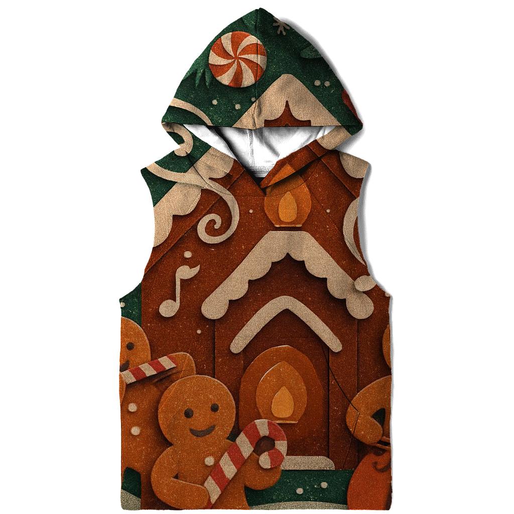 Gingerbread Cabin Blizzard Orchestra premium hoodies