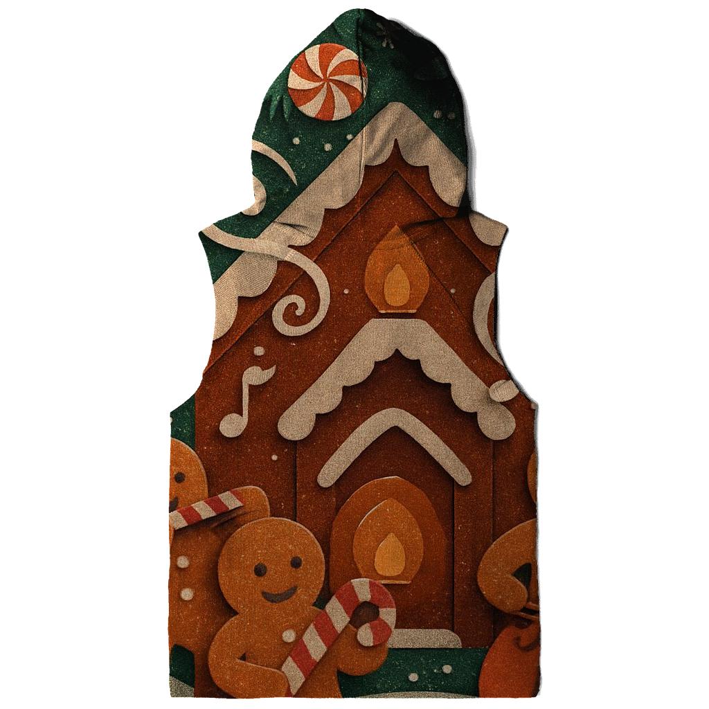 Gingerbread Cabin Blizzard Orchestra premium hoodies