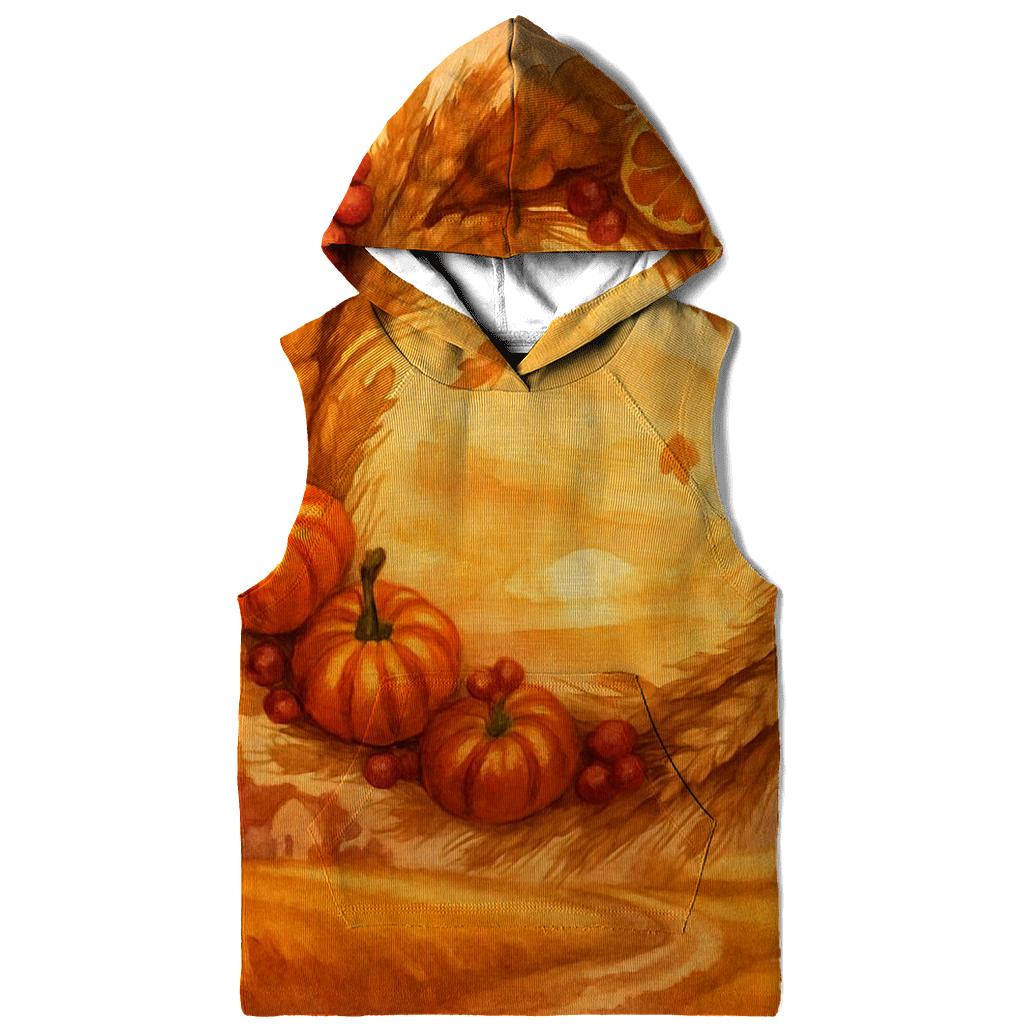 Harvest Wreath Over Golden Fields custom hoodies
