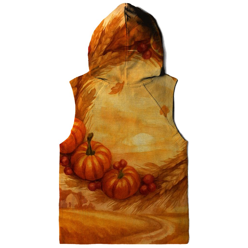 Harvest Wreath Over Golden Fields custom hoodies