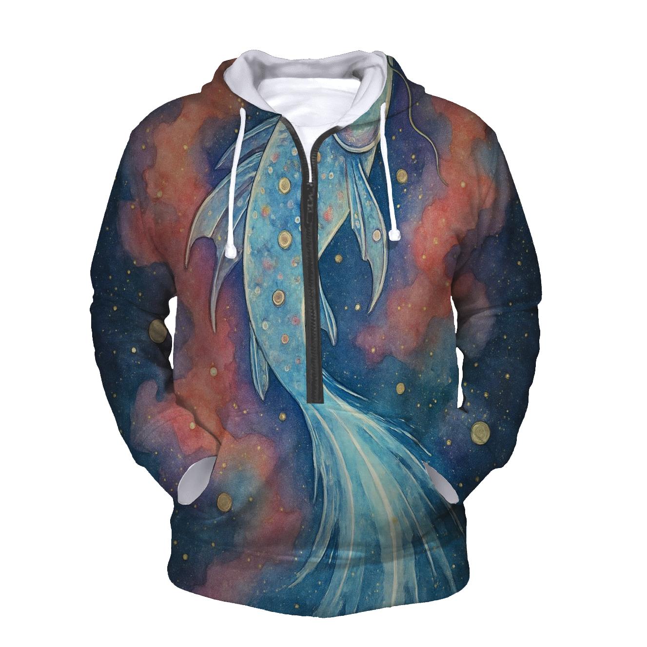 Crystal Comet Koi hoodie styles
