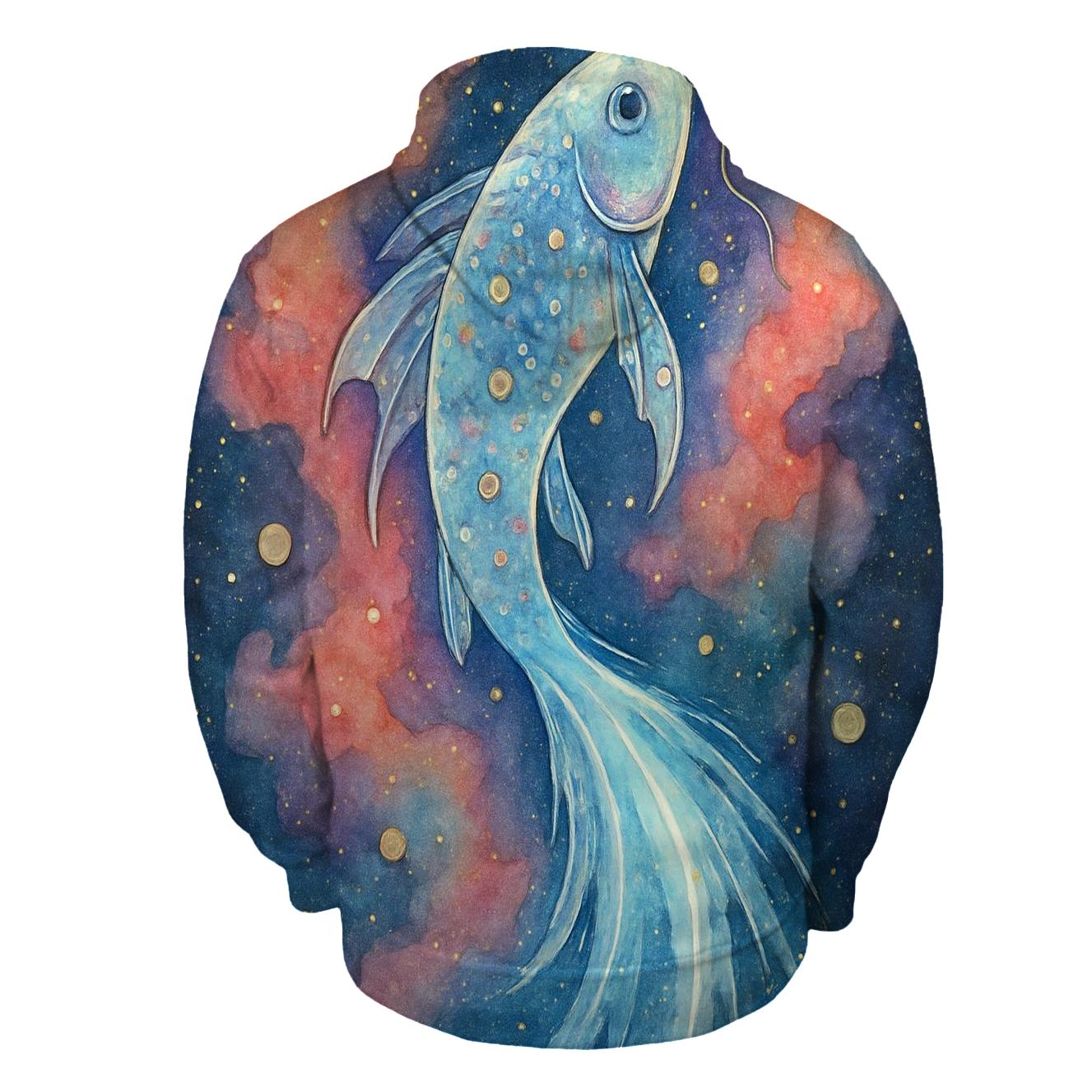 Crystal Comet Koi hoodie styles