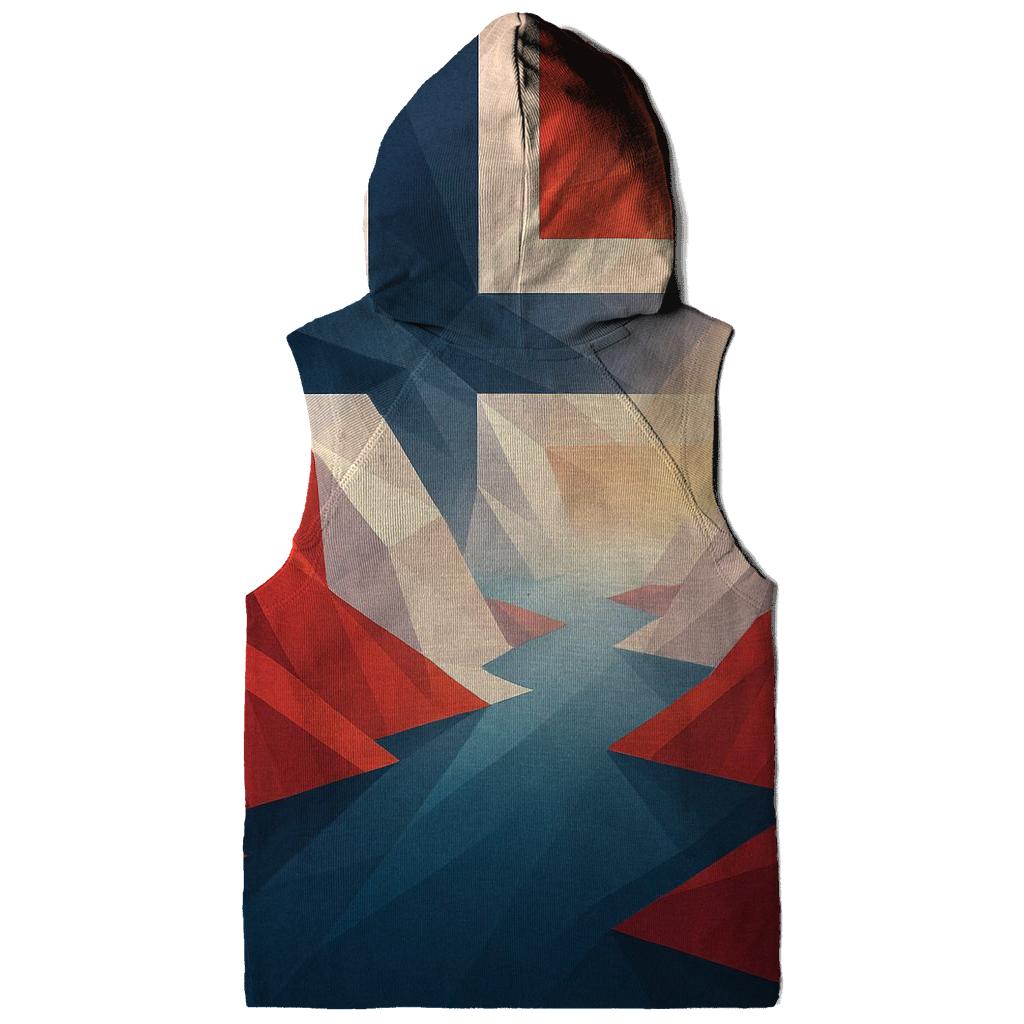 Norway Geometric Fjord Fusion heavyweight hoodies