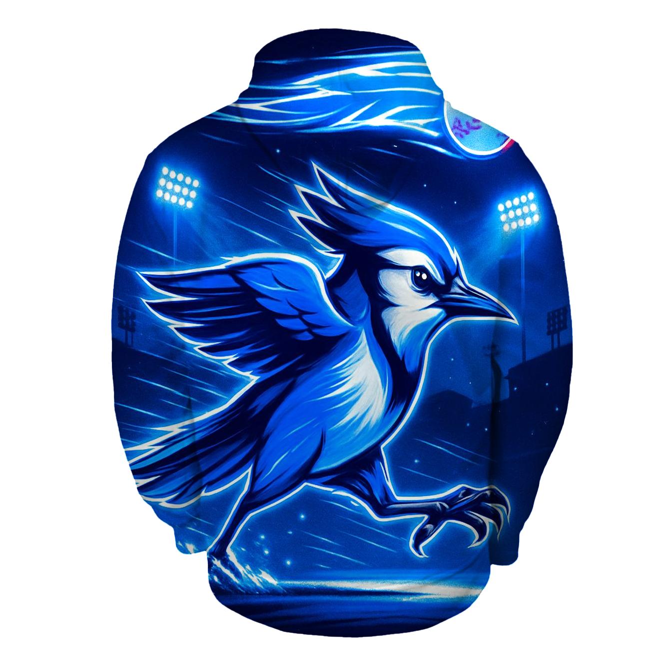 Skyburst Sprint, Blue Jays Edition heavyweight hoodies