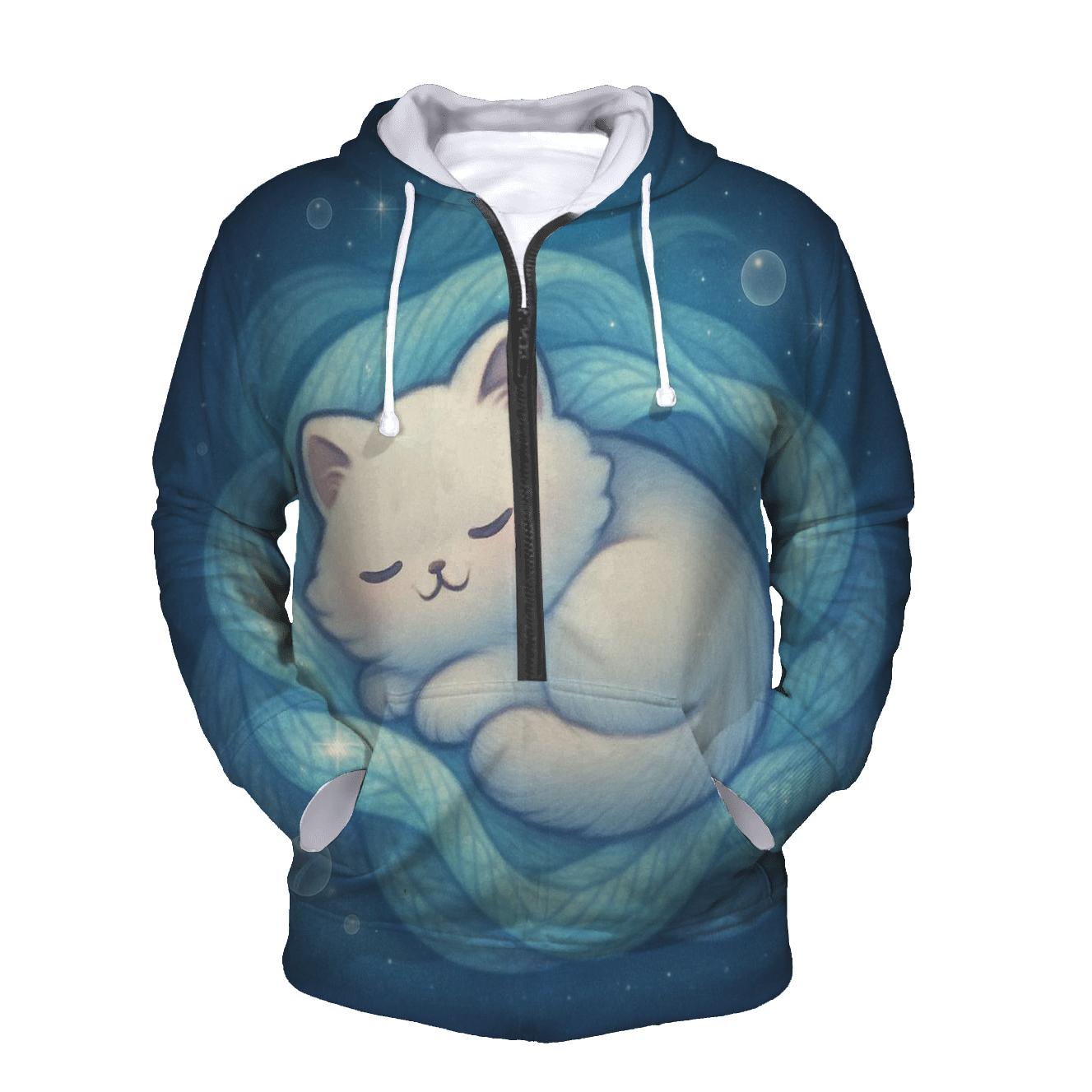 Aurora Blanket Nook Dreamer Cat heavyweight hoodies