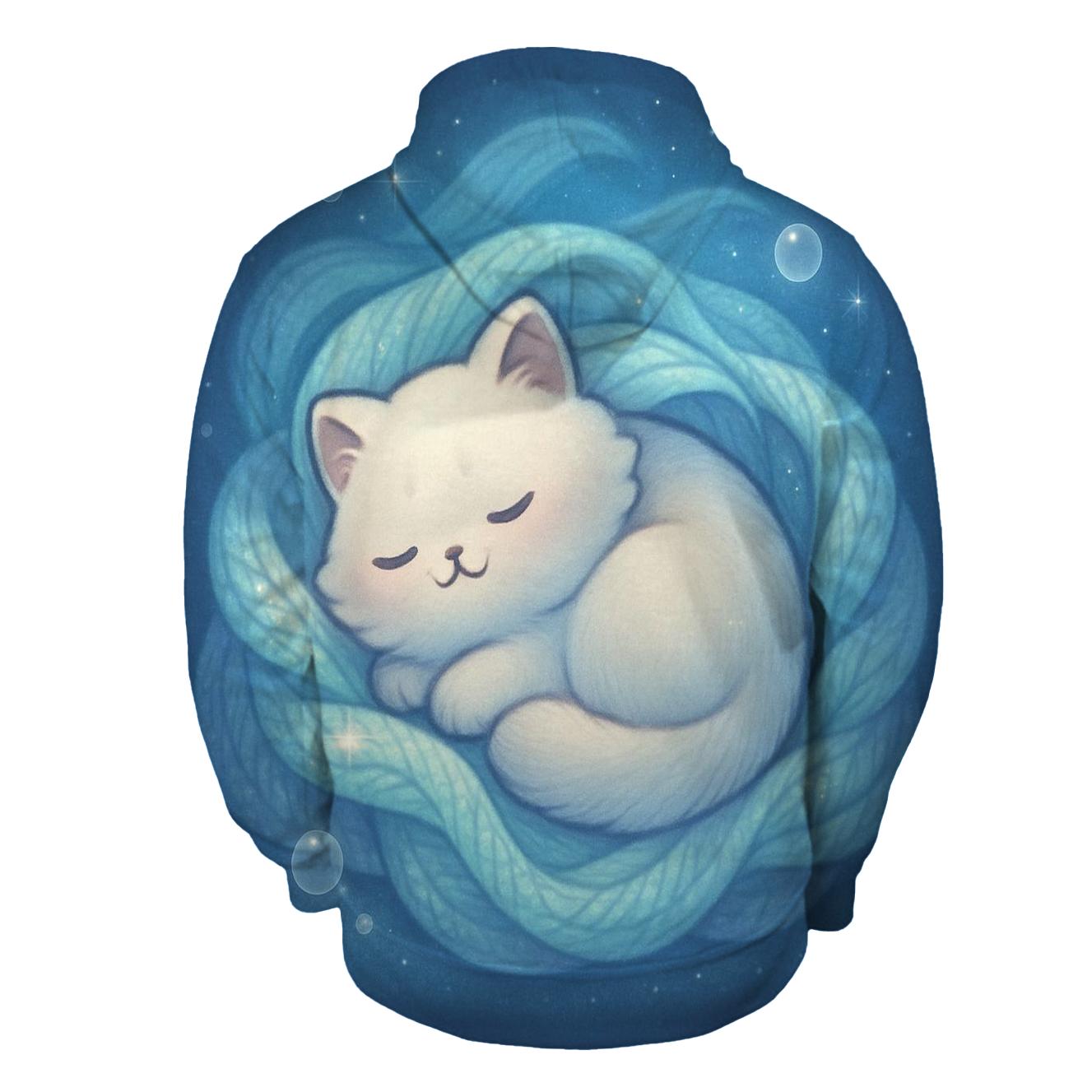 Aurora Blanket Nook Dreamer Cat heavyweight hoodies