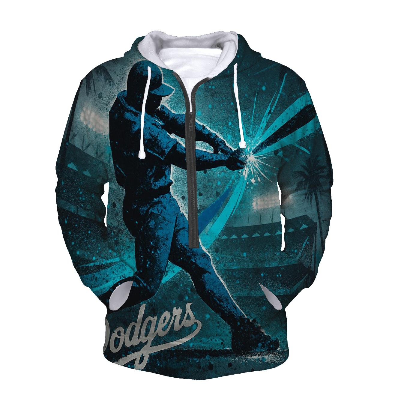 Graffiti Rally Under The Floodlights embroidered hoodies