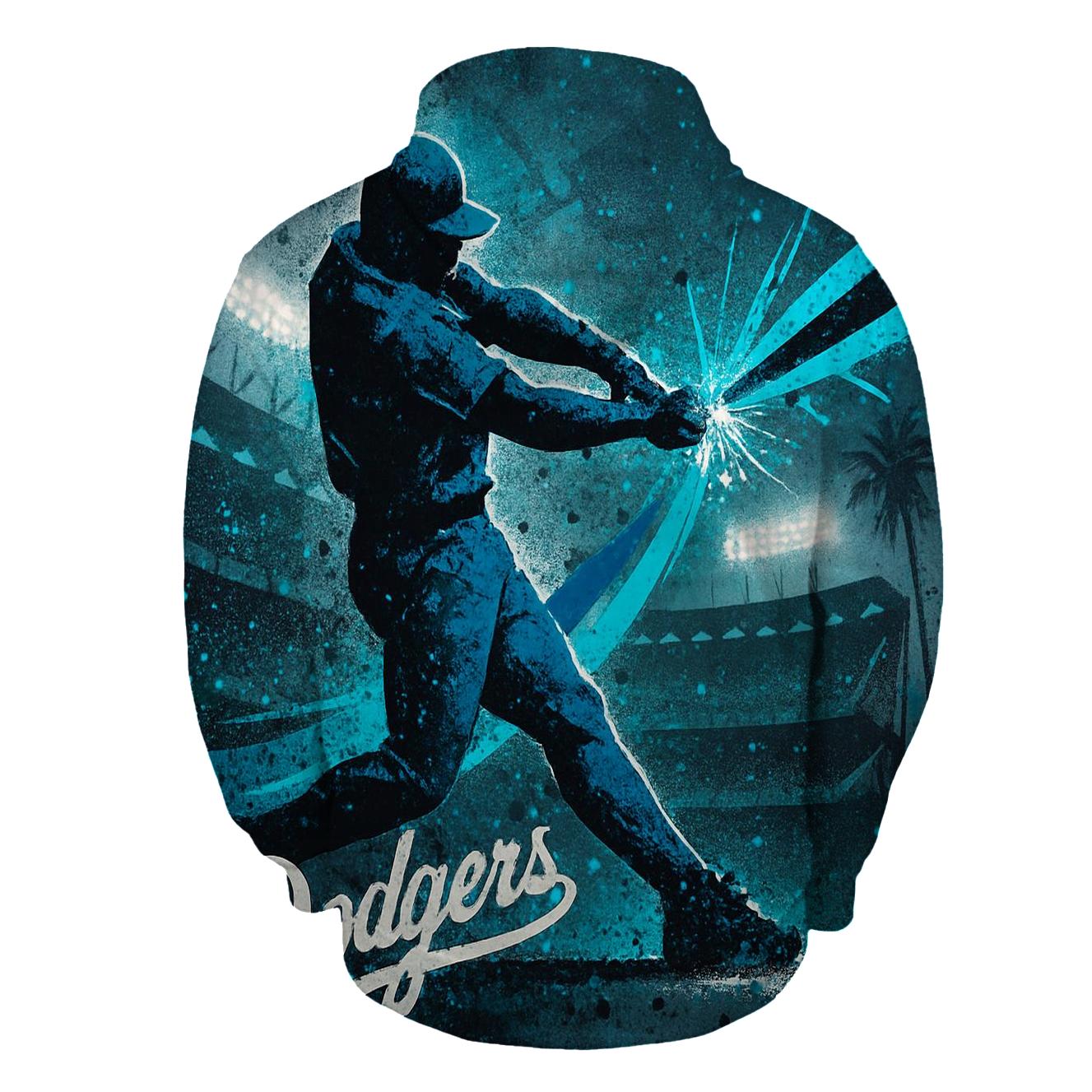 Graffiti Rally Under The Floodlights embroidered hoodies