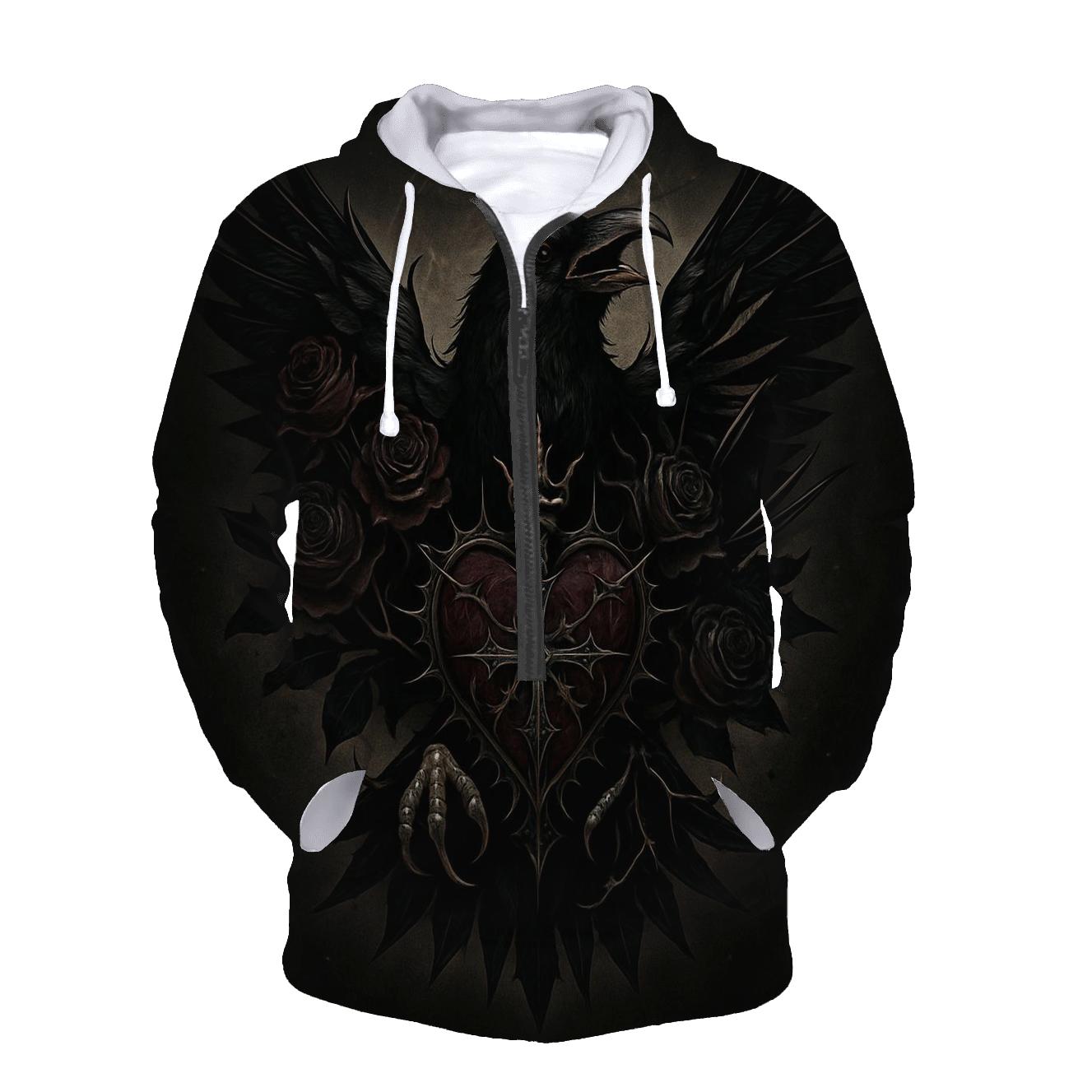 Raven Of The Iron Thorn Reliquary graphic hoodies